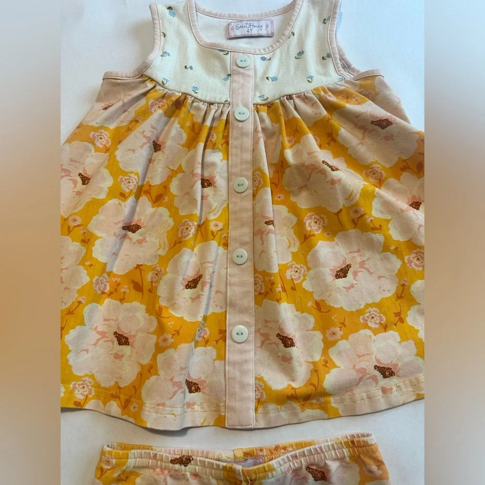 PLAY CONDITION 4T Sweethoney Yellow Floral Matching Set